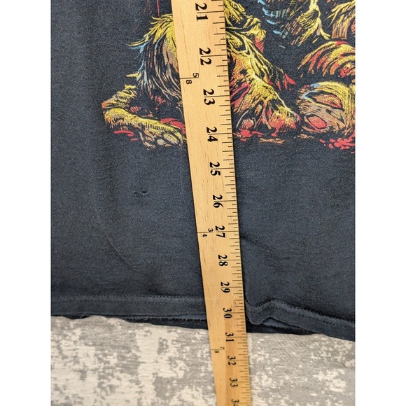 Vintage ANGELMAKER Vengeance Graphic T Shirt Men's Large Horror Goth‎ Band Tee - Picture 10 of 13